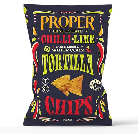 PROPER CHILLI LIME TORTILLA 150g