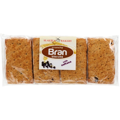 CRUNCHY BRAN BISCUITS with sultana slavic bakery 230g