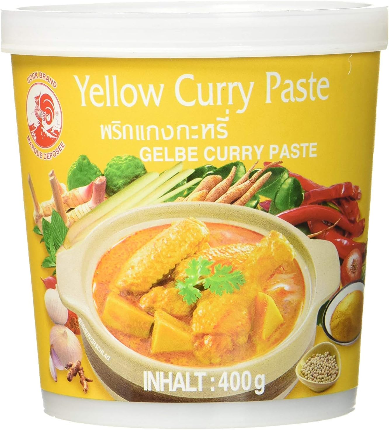 CURRY PASTE YELLOW 400G