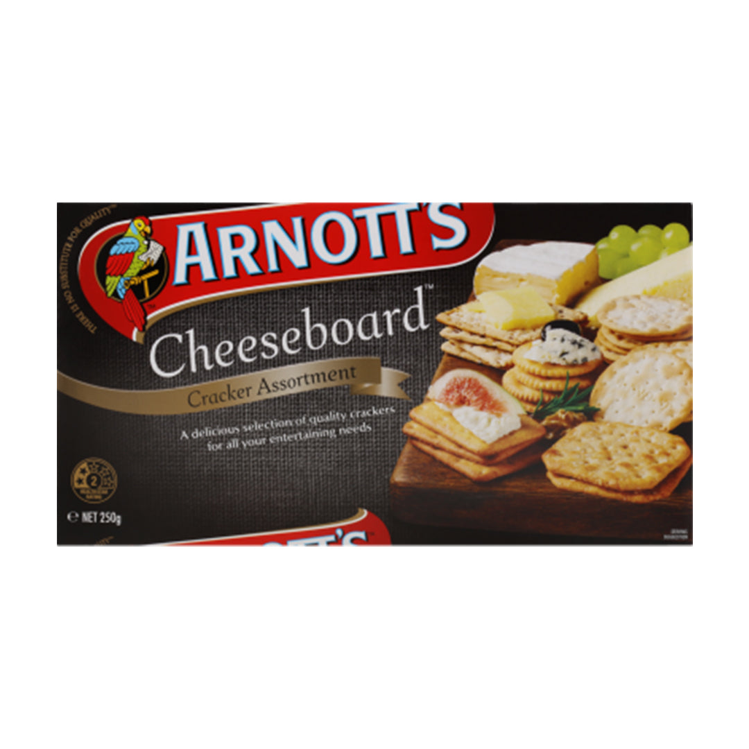 ARNOTTS CHEESEBOARD CRACKERS 250G