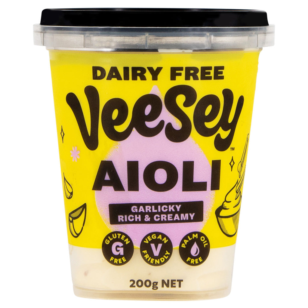 VEESEY DAIRY FREE AIOLI 200g ea