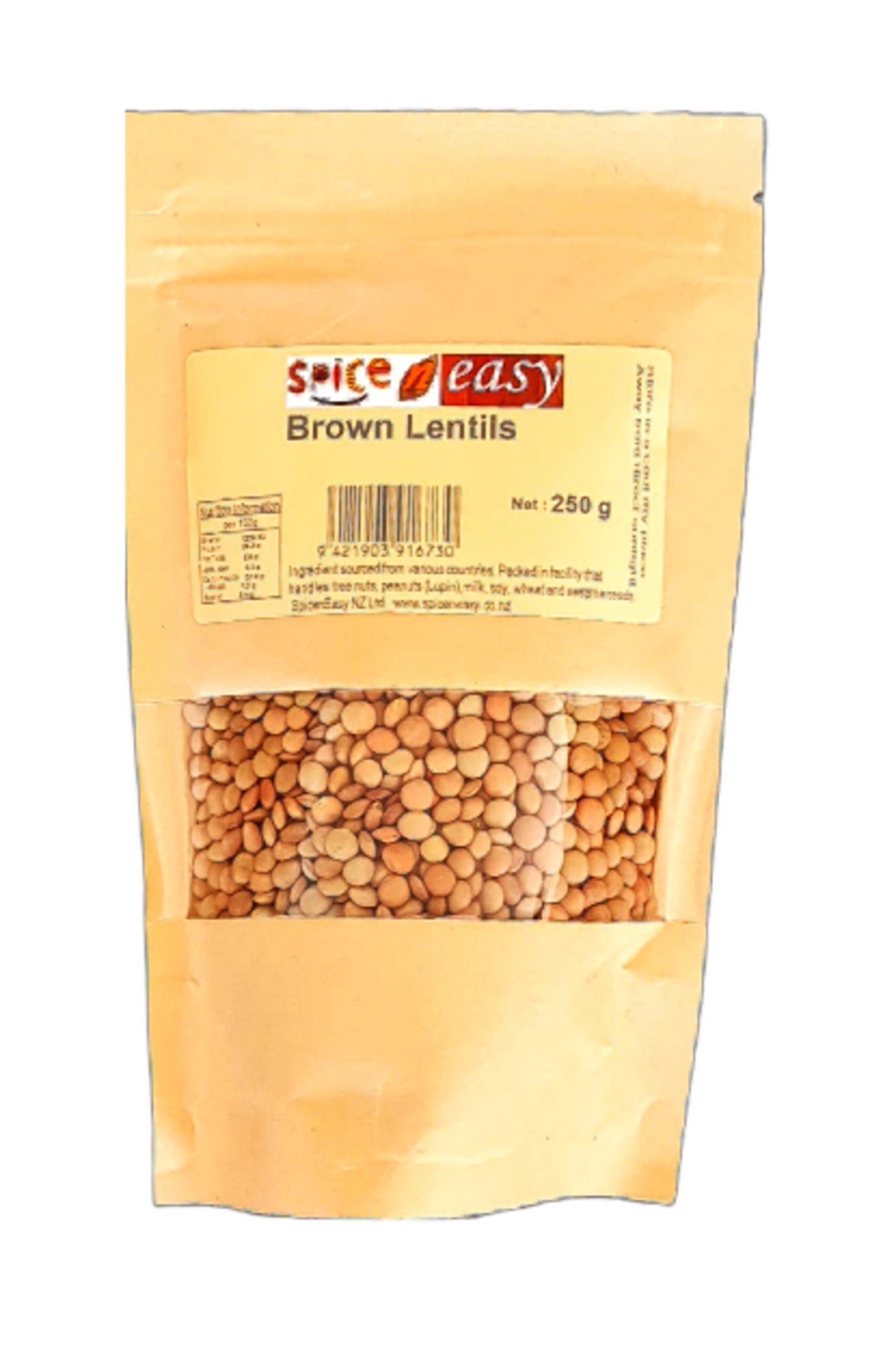 SPICE & EASY Brown Lentils 250g