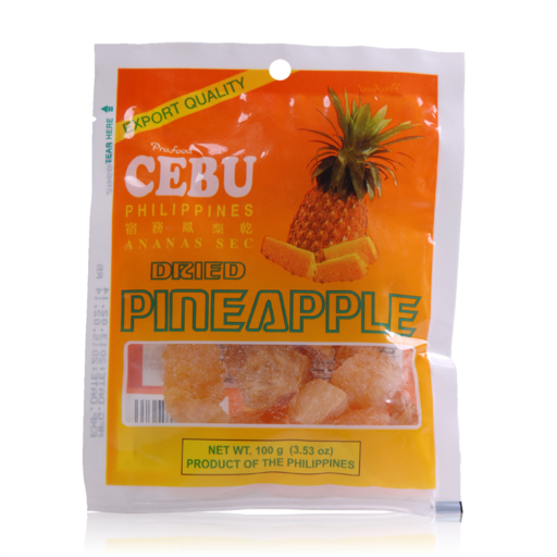 CEBU DRIED PINEAPPLE 100G