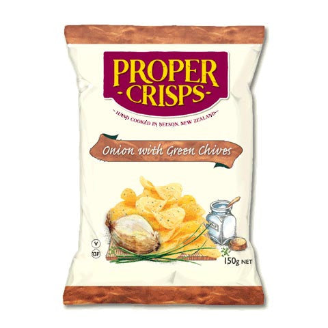 PROPER CRISP ONION W CHIVES 150g