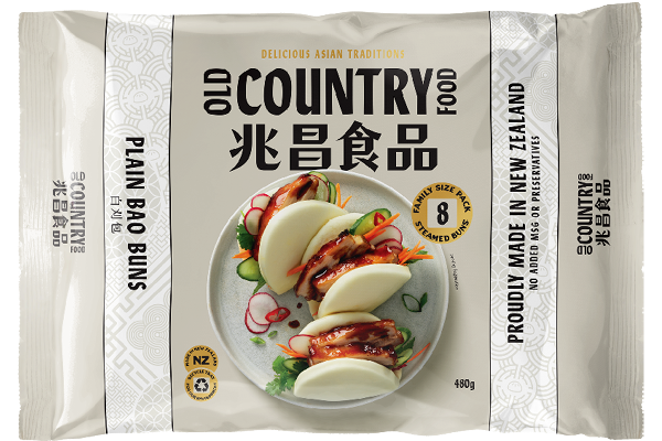 COUNTRY FOODS PLAIN BAO BUNS 720g