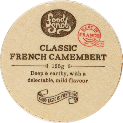 FOOD SNOB CAMEMBERT CHEESE 125G ea