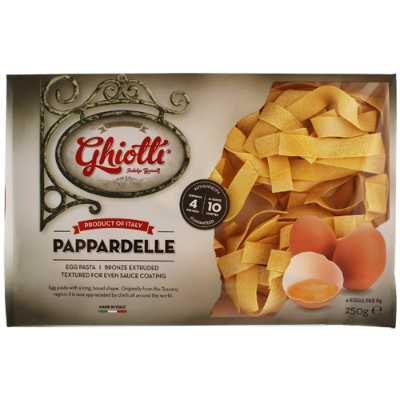 GHIOTTI PAPPARDELLE PASTA 250g ea