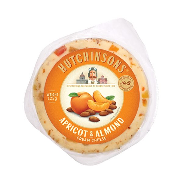 HUTCHISONS APRICOT CREAM CHEESE 125g ea