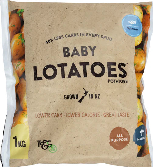 POTATO LOTATOES  BABY 1KG  each