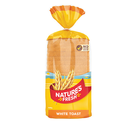 Natures Fresh Bread White Toast | 700g