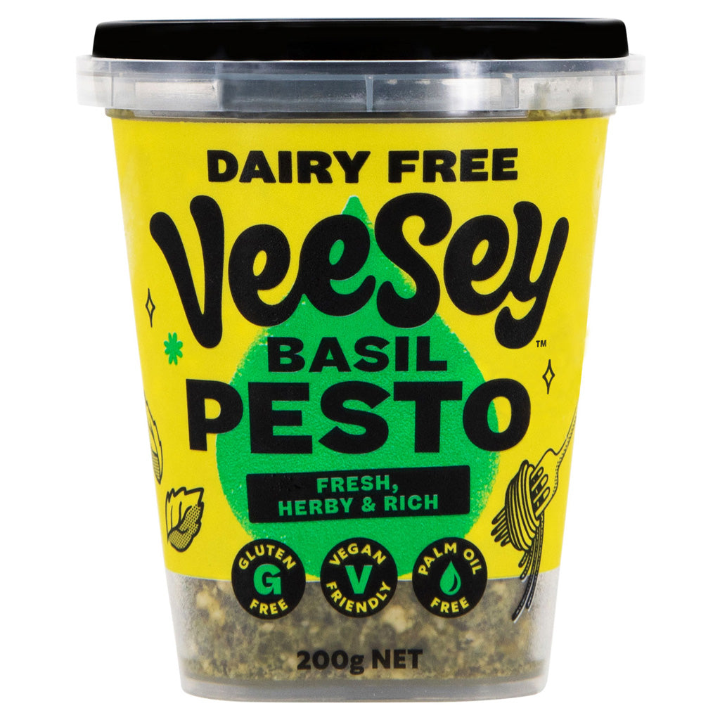 VEESEY DAIRY FREE BASIL PESTO 200g ea