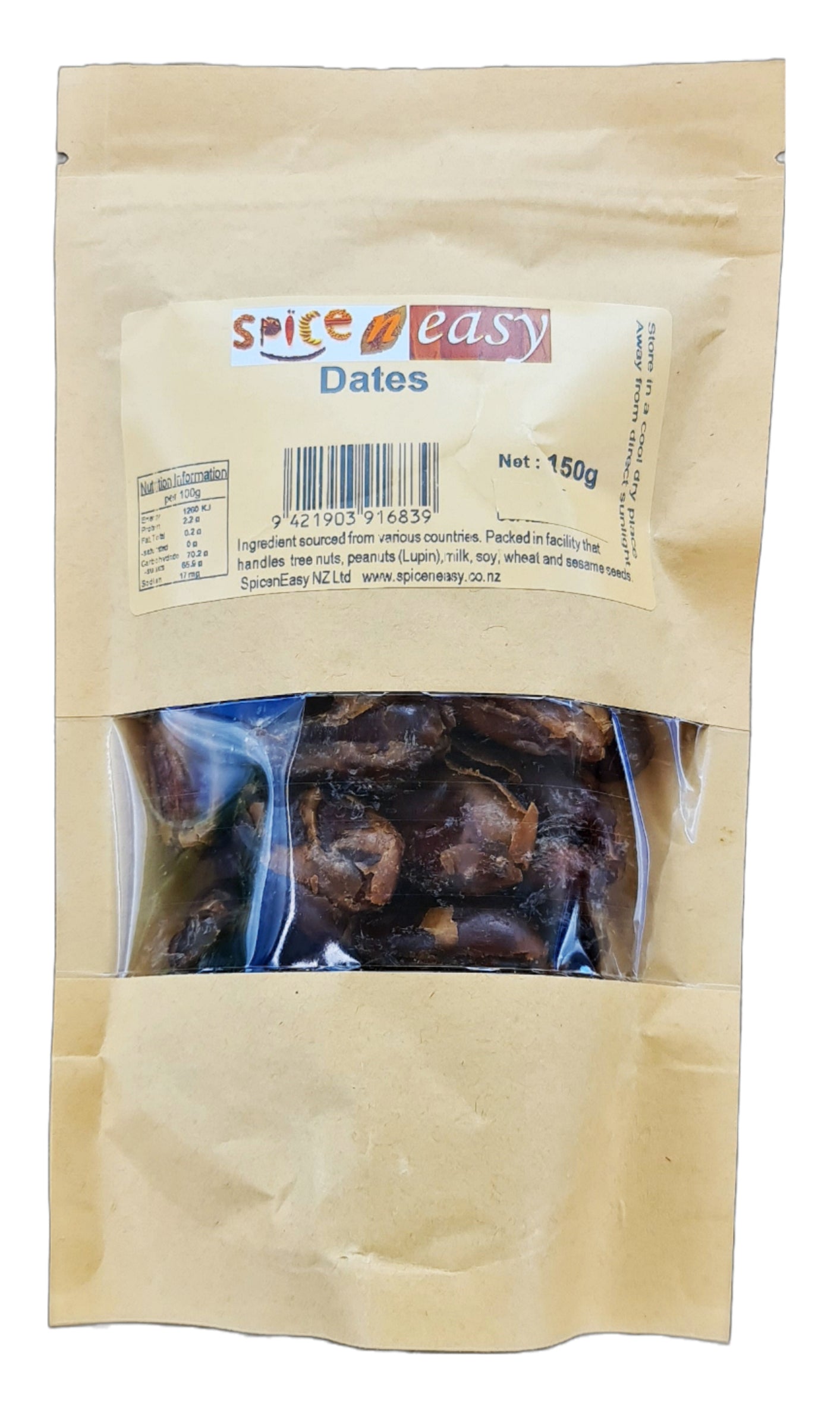 SPICE & EASY Dates Pitted 150g