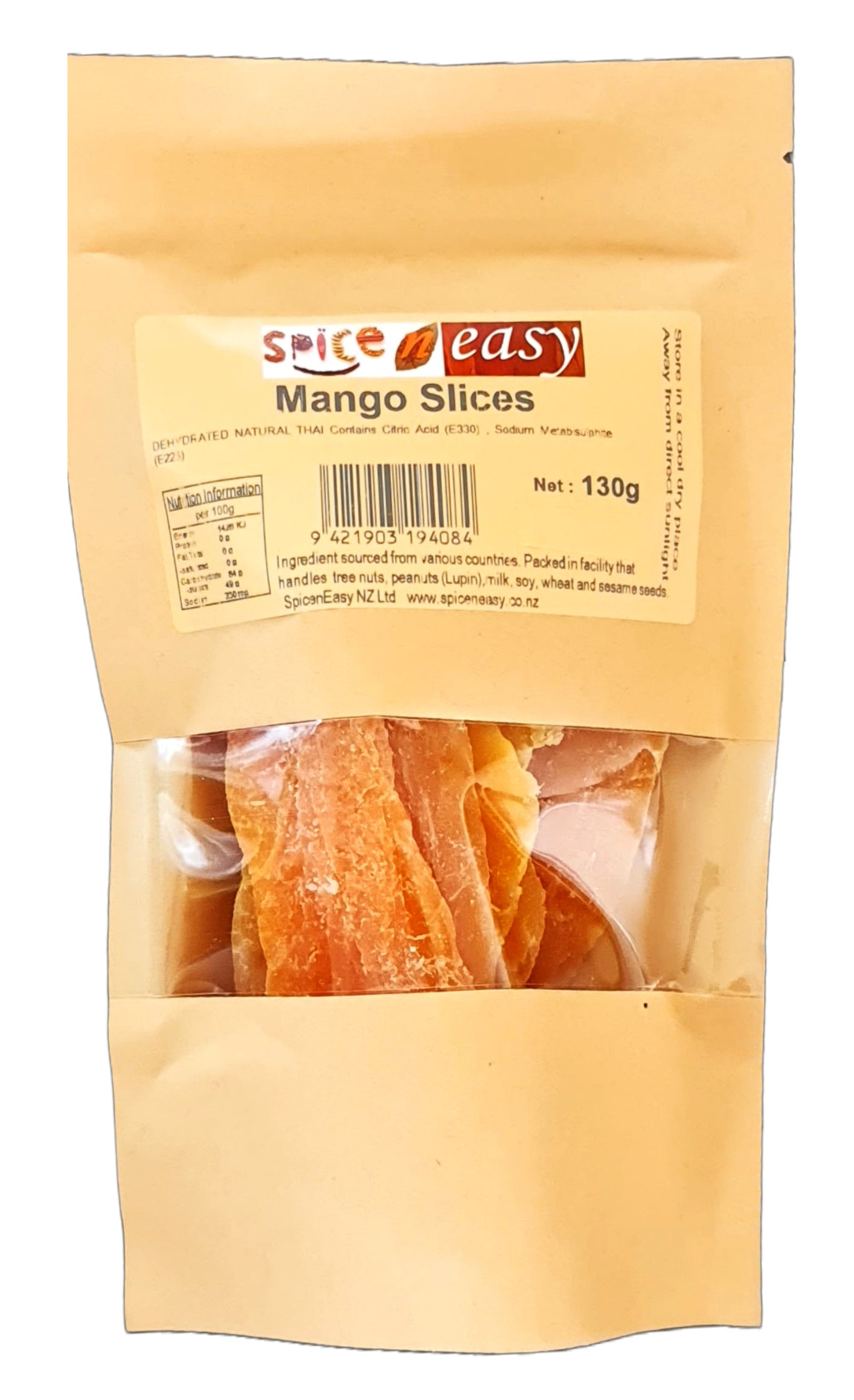 SPICE & EASY Mango Slices  130g