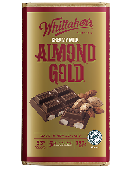 WHITTAKER'S ALMOND GOLD 250g