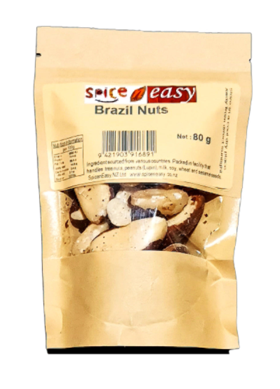 SPICE & EASY Brazil Nuts 80g