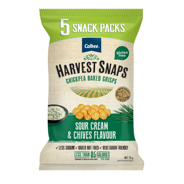 HARVST SNP CHICKPEA S/C&CHIVES 95g