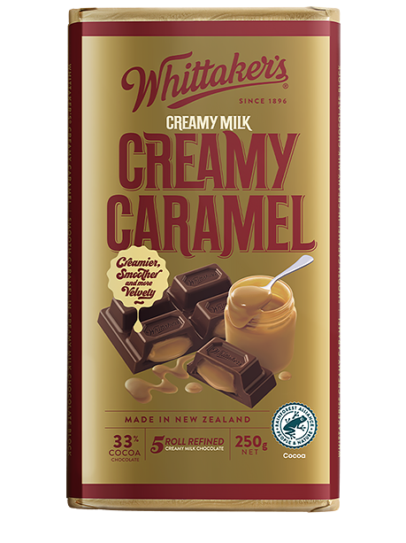 WHITTAKER'S CREAMY CARAMEL 250g