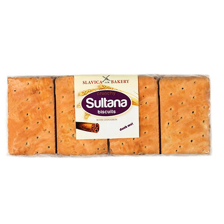 SULTANA BISCUITS with no added sugar slavic bakery 210g