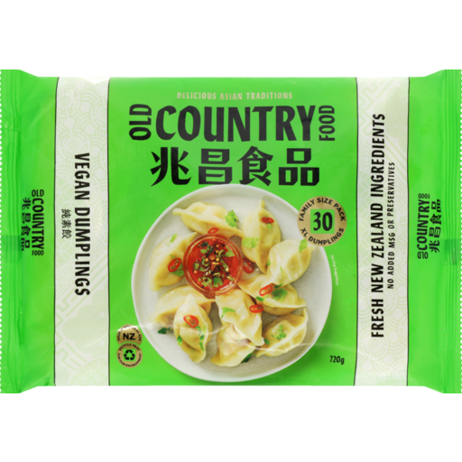 COUNTRY FOODS VEGETARIAN DUMPLINGS 720g