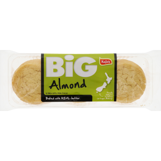 KAYES BIG ALMOND BISCUITS 12 PACK