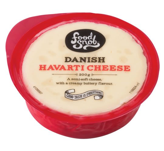 FOOD SNOB HAVARTI CHEESE 200g ea