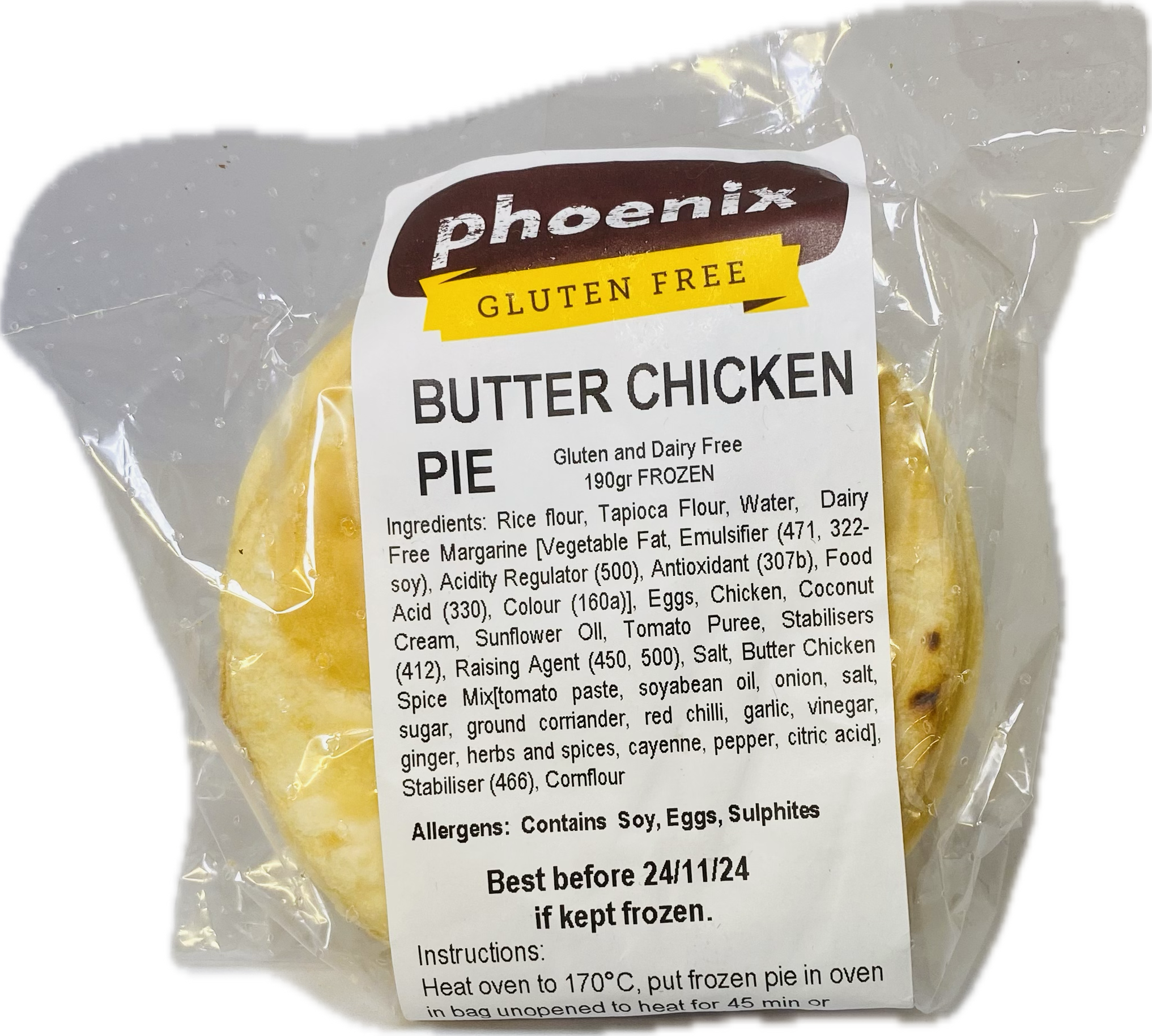 PHOENIX GF BUTTER CHIKEN PIE 199g