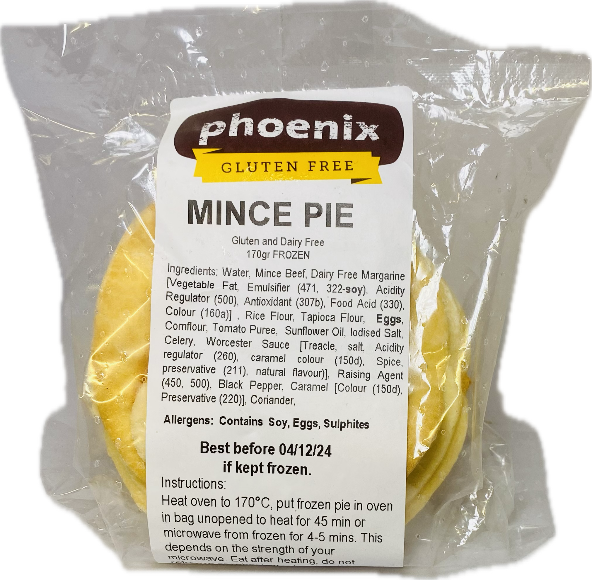 PHOENIX GF MINCE PIE 170gm