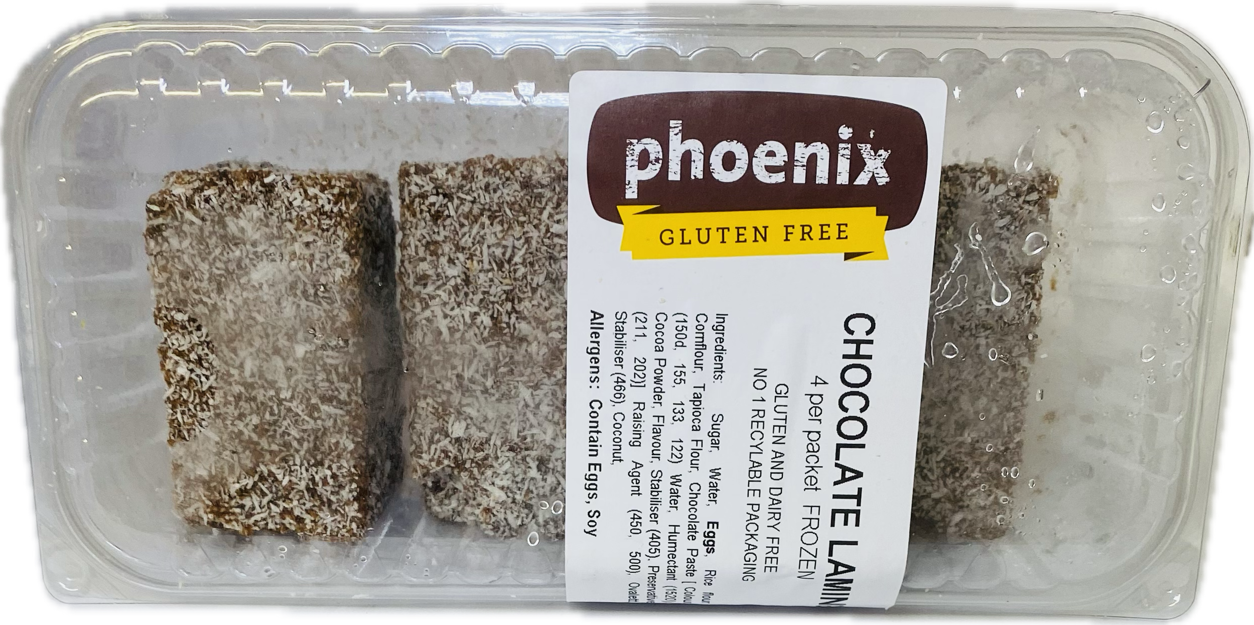 PHOENIX GF CHOC LAMINGTON 4 PC