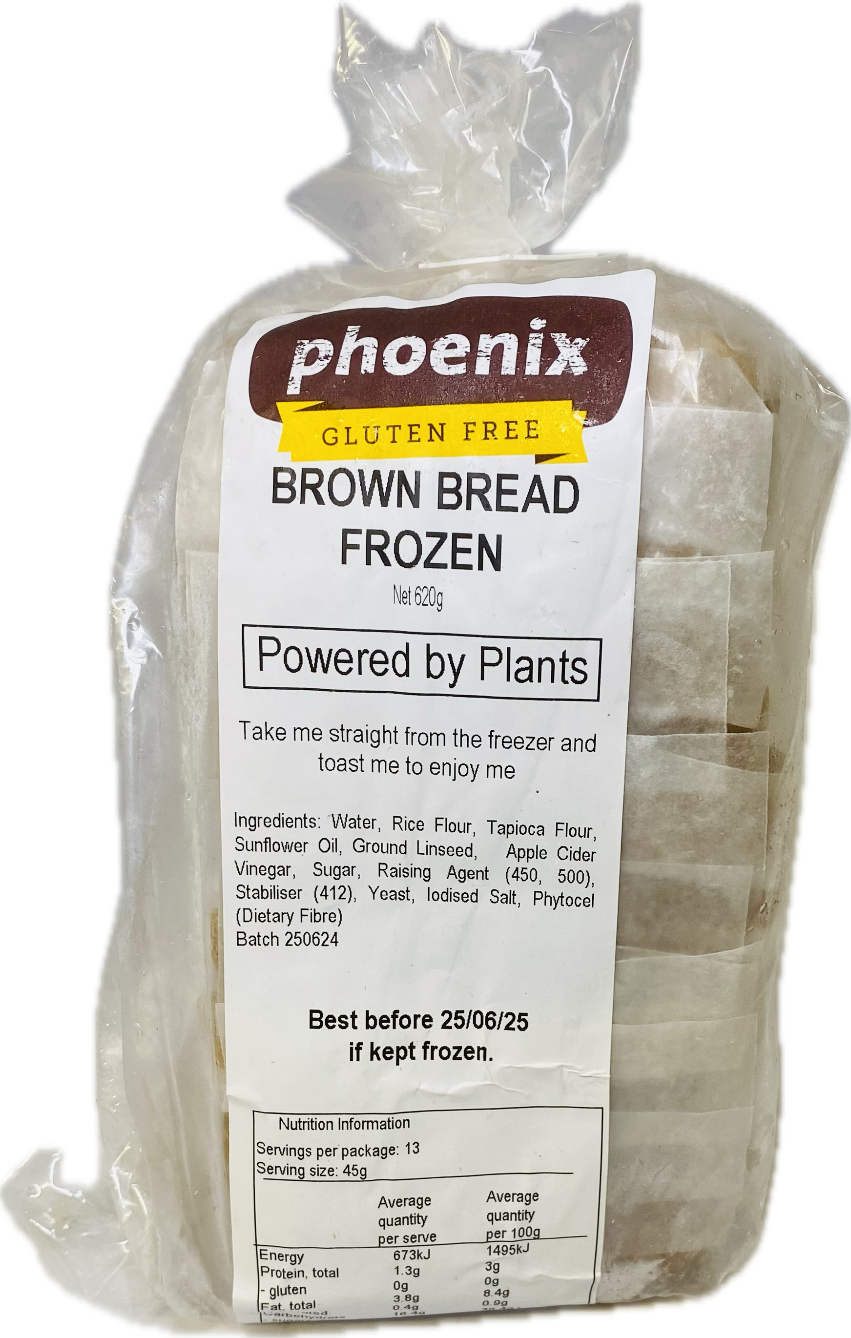 PHOENIX GF BROWN BREAD 620 g