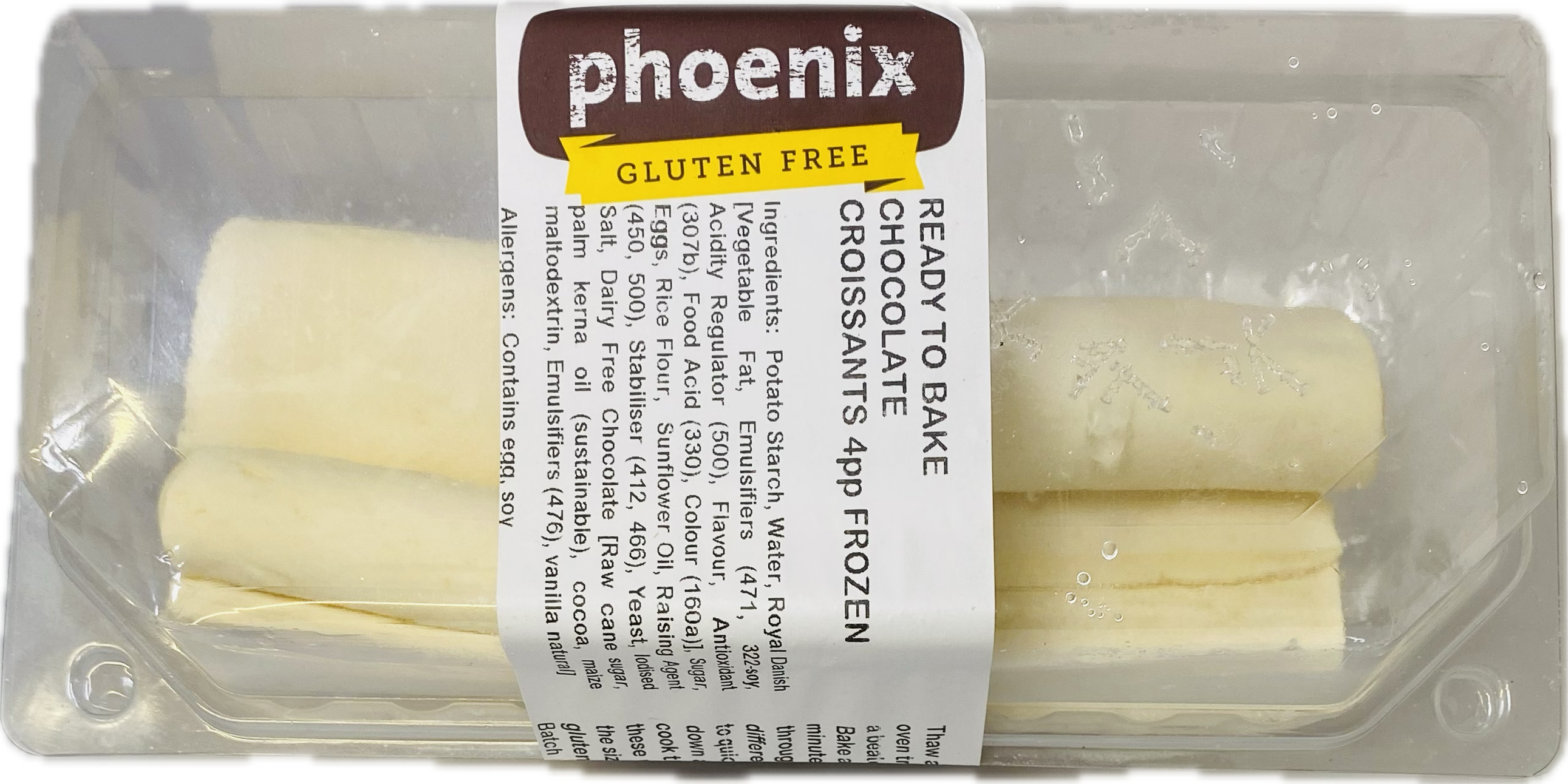 PHOENIX  GF CHOCOLATE CROISSANT 4PKT