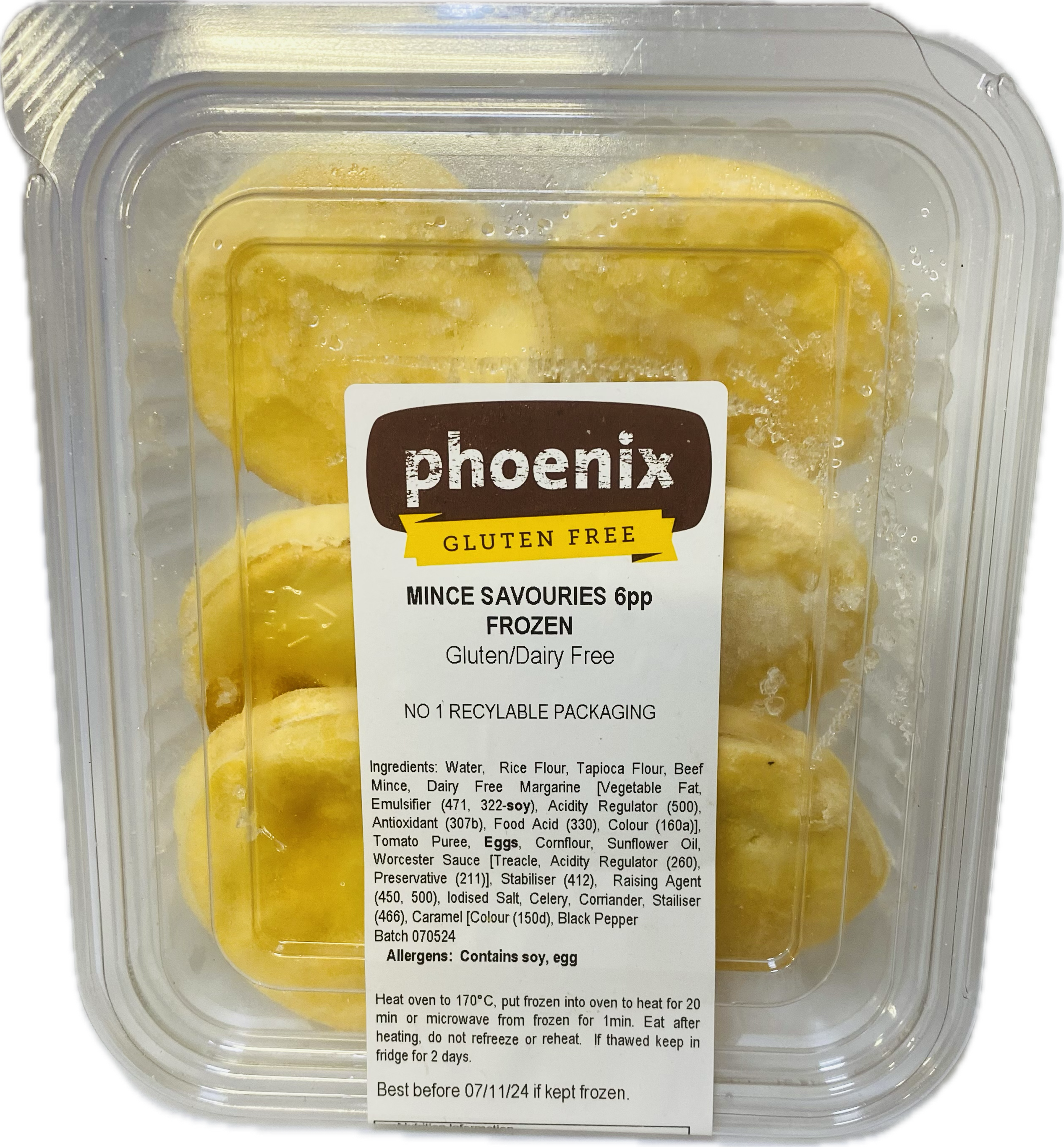 PHOENIX GF MINCE SAVOURIES  6PP