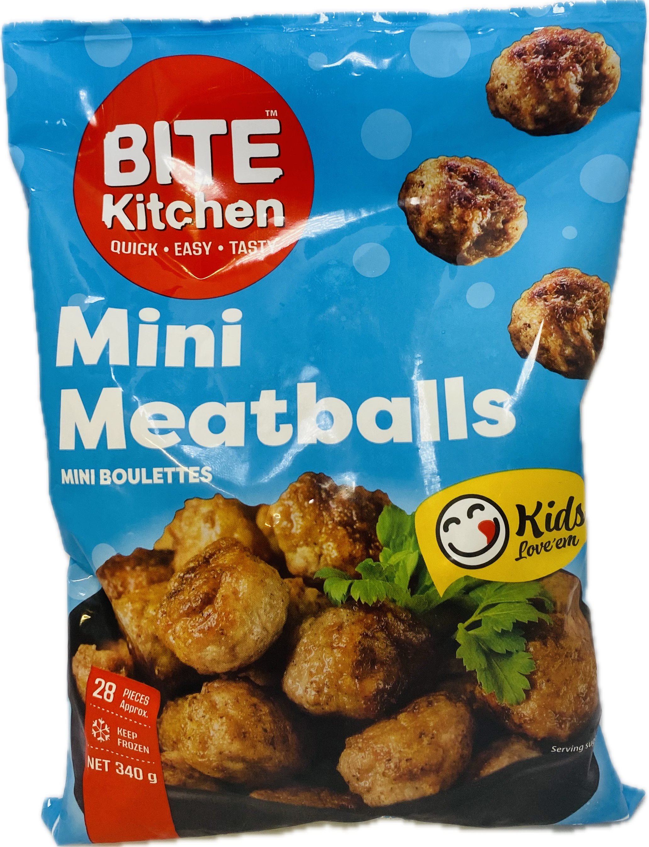 BITE KITCHEN MINI MEATBALLS FROZEN 340g