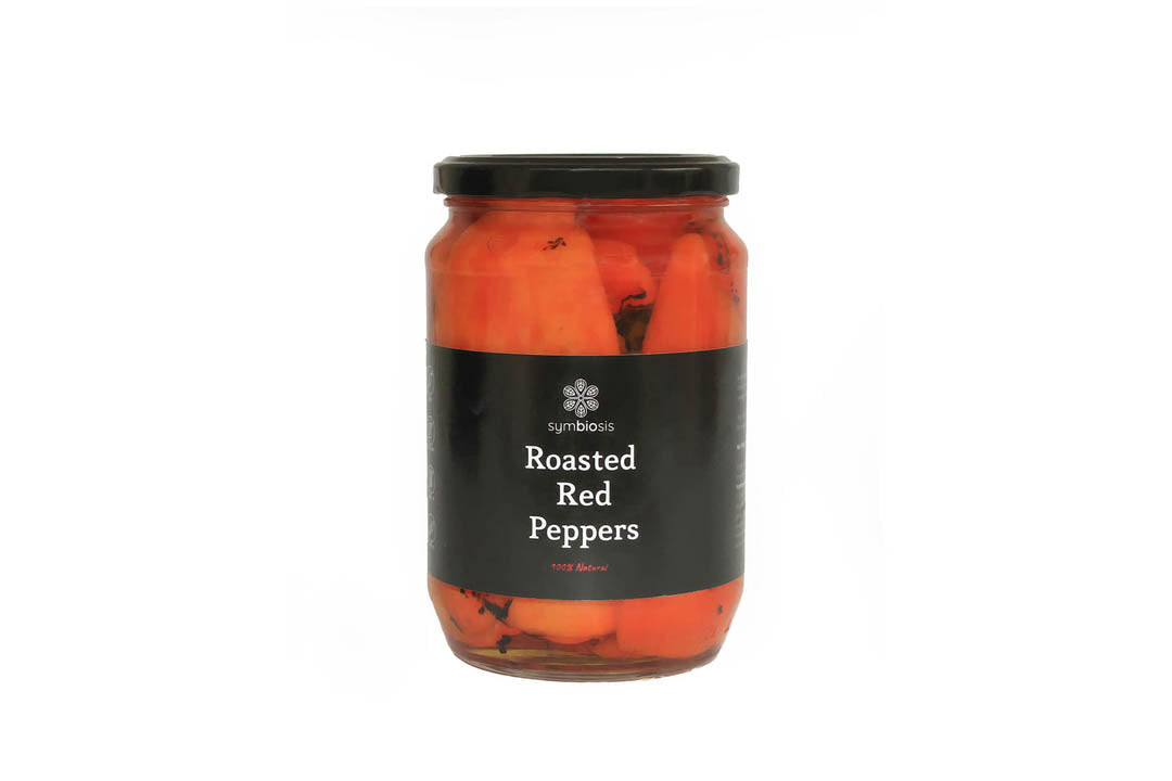 SYMBIOSIS PEPPERS RED ROASTED 680g