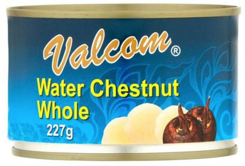 VALCOM WATER CHESTNUTS 227G