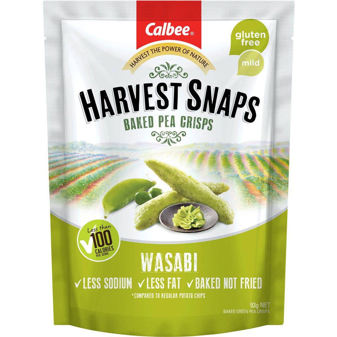 HARVEST SNAPS WASABI 120g